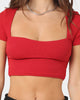XXIII Women's Fler T-Shirt Crop Red