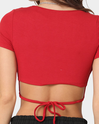 XXIII Women's Fler T-Shirt Crop Red