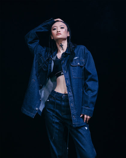 The Anti Order Oversized Denim Shirt Dark Indigo