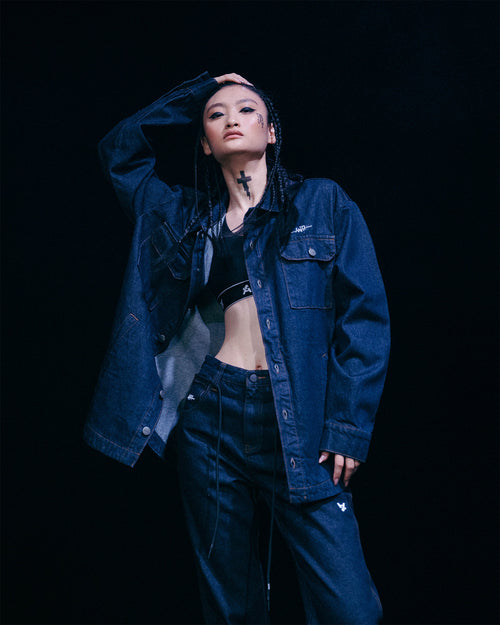 The Anti Order Oversized Denim Shirt Dark Indigo