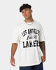 Mitchell & Ness Los Angeles Lakers Metal Works T-Shirt Vintage White