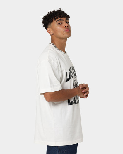 Mitchell & Ness Los Angeles Lakers Metal Works T-Shirt Vintage White