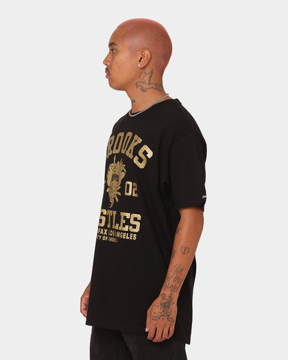 Crooks & Castles Fairfax Varsity T-Shirt Black/Gold