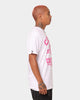 Crooks & Castles Fairfax Varsity T-Shirt White/Hot Pink