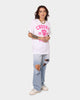 Crooks & Castles Fairfax Varsity T-Shirt White/Hot Pink