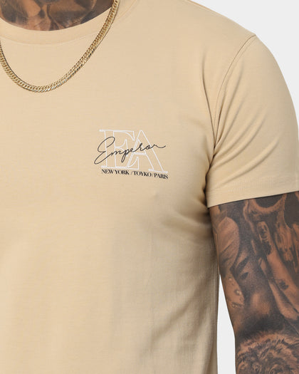 Emperor Apparel Classique After Dark Short Sleeve T-Shirt Sand/Black