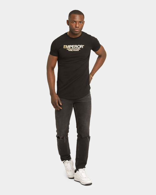 Emperor Apparel Copyright After Dark Short Sleeve T-Shirt Black/Gold