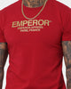 Emperor Apparel Copyright After Dark Short Sleeve T-Shirt Maroon/Gold