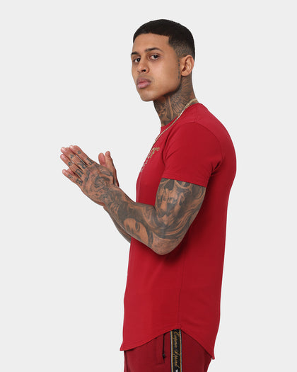 Emperor Apparel Copyright After Dark Short Sleeve T-Shirt Maroon/Gold