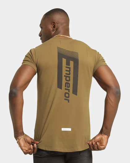 Emperor Apparel Distinction After Dark Short Sleeve T-Shirt Army Green/White