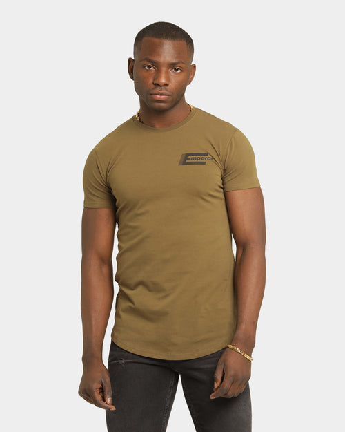 Emperor Apparel Distinction After Dark Short Sleeve T-Shirt Army Green/White