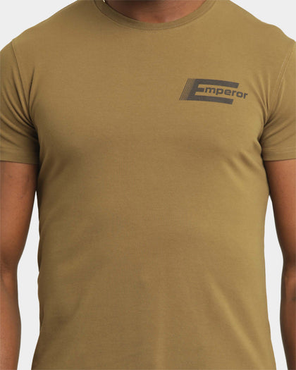Emperor Apparel Distinction After Dark Short Sleeve T-Shirt Army Green/White