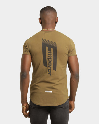 Emperor Apparel Distinction After Dark Short Sleeve T-Shirt Army Green/White