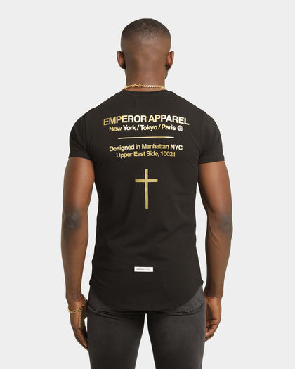 Emperor Apparel Inner City After Dark Short Sleeve T-Shirt Black/Gold