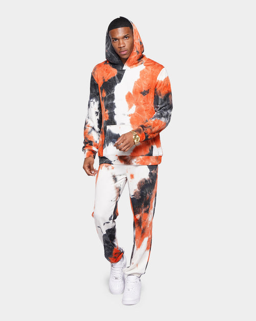 XXIII Vadim Tie Dye Hoodie Orange/Black