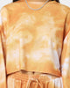 XXIII Women's Zuzu Tie Dye Crewneck Orange/White