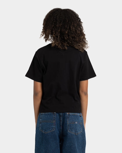 Tommy Jeans Women's Essential Logo Crop T-Shirt Black