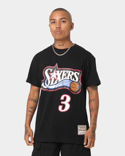 Mitchell & Ness Philadelphia 76ers Allen Iverson #3 Legends N&N T-Shirt Black