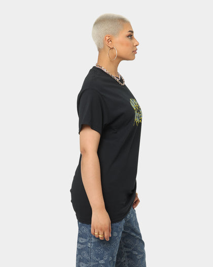 Goat Crew Drip Logo T-Shirt Black/Blue/Yellow