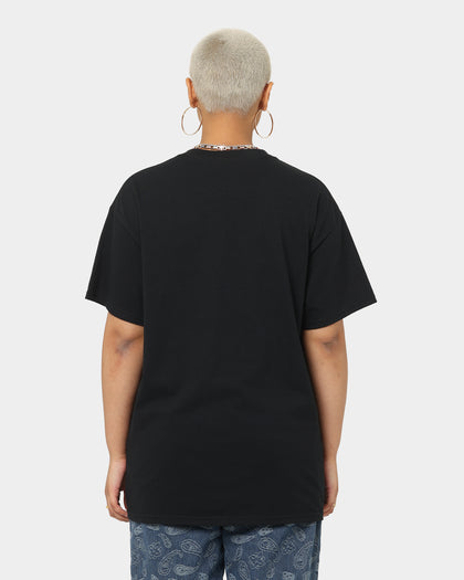 Goat Crew Drip Logo T-Shirt Black/Yellow/Purple