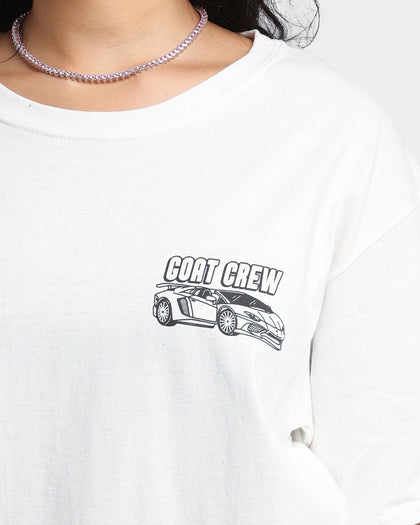 Goat Crew Race Car T-Shirt White