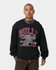 Mitchell & Ness Chicago Bulls Hoop Crewneck Faded Black