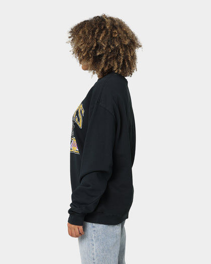 Mitchell & Ness Los Angeles Lakers Hoop Crew Crewneck Faded Black