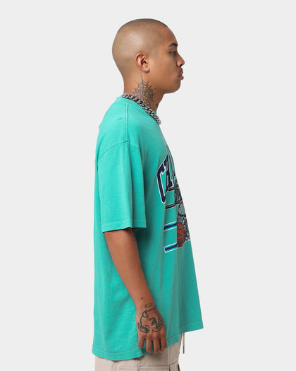 Mitchell & Ness Charlotte Hornets Hoop T-Shirt Faded Teal