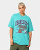 Mitchell & Ness Charlotte Hornets Hoop T-Shirt Faded Teal