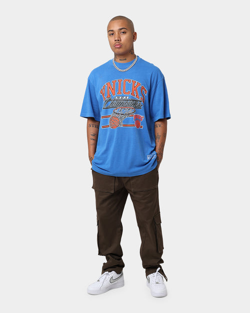 Mitchell & Ness New York Knicks Hoops Vintage T-Shirt Faded Blue