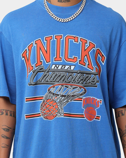 Mitchell & Ness New York Knicks Hoops Vintage T-Shirt Faded Blue