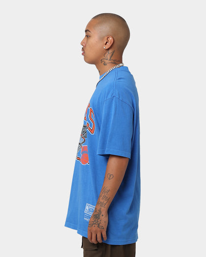 Mitchell & Ness New York Knicks Hoops Vintage T-Shirt Faded Blue