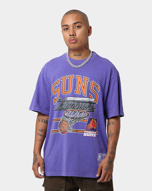 Mitchell & Ness Phoenix Suns Hoop Vintage T-Shirt Faded Purple