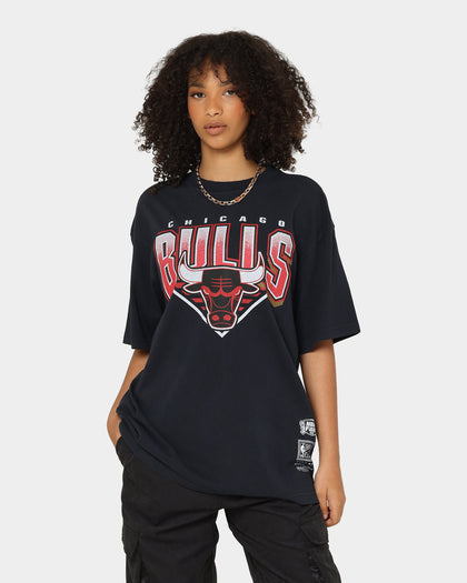 Mitchell & Ness Chicago Bulls Metallic Shadow T-Shirt Faded Black