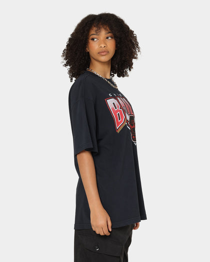 Mitchell & Ness Chicago Bulls Metallic Shadow T-Shirt Faded Black