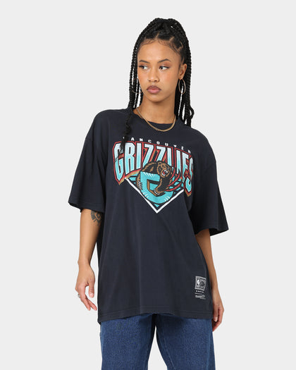 Mitchell & Ness Vancouver Grizzlies Metallic Shadow T-Shirt Faded Black