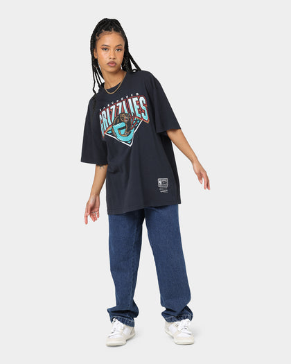 Mitchell & Ness Vancouver Grizzlies Metallic Shadow T-Shirt Faded Black