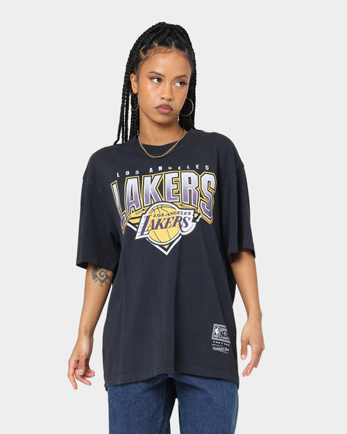 Mitchell & Ness Los Angeles Lakers Metallic Shadow T-Shirt Faded Black