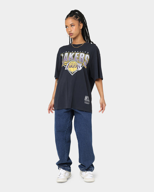 Mitchell & Ness Los Angeles Lakers Metallic Shadow T-Shirt Faded Black