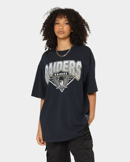 Mitchell & Ness Las Vegas Raiders Metallic Shadow T-Shirt Faded Black