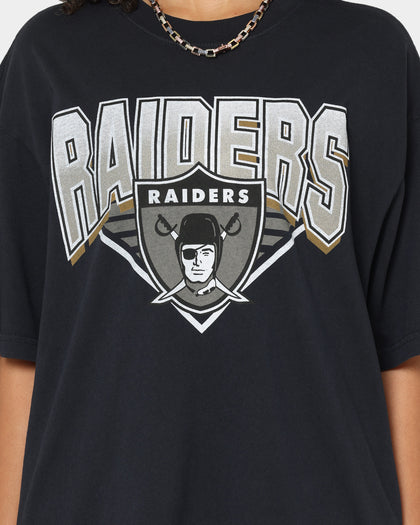 Mitchell & Ness Las Vegas Raiders Metallic Shadow T-Shirt Faded Black