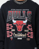Mitchell & Ness Chicago Bulls Road to Victory Crewneck Faded Black