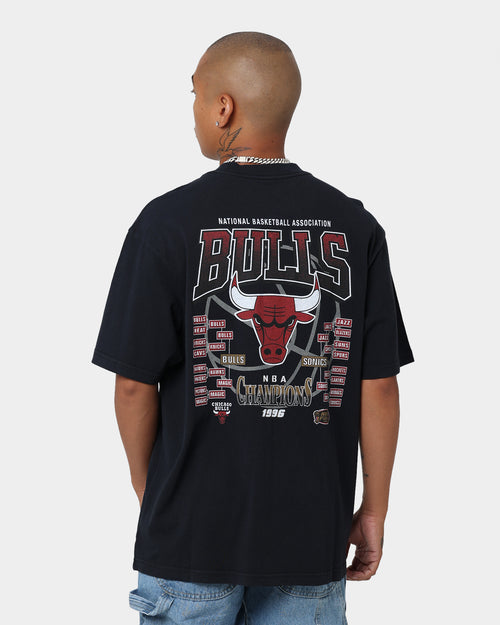 Mitchell & Ness Chicago Bulls Finals Vintage T-Shirt Faded Black