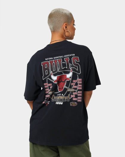 Mitchell & Ness Chicago Bulls Finals Vintage T-Shirt Faded Black
