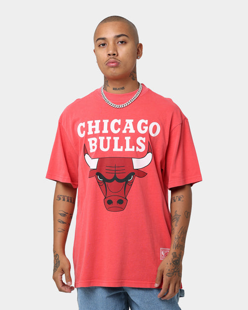 Mitchell & Ness Finals Chicago Bulls Finals Vintage T-Shirt Faded Red