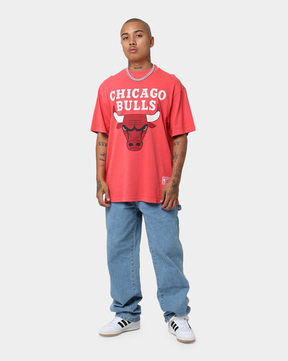 Mitchell & Ness Finals Chicago Bulls Finals Vintage T-Shirt Faded Red