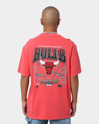 Mitchell & Ness Finals Chicago Bulls Finals Vintage T-Shirt Faded Red