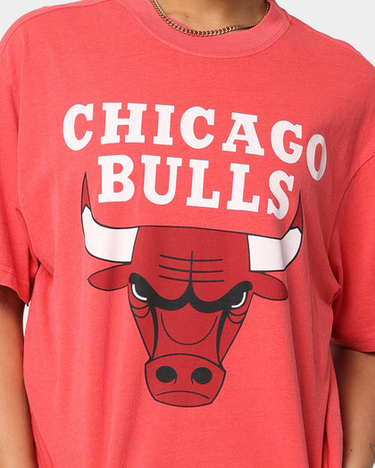 Mitchell & Ness Finals Chicago Bulls Finals Vintage T-Shirt Faded Red