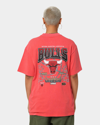 Mitchell & Ness Finals Chicago Bulls Finals Vintage T-Shirt Faded Red