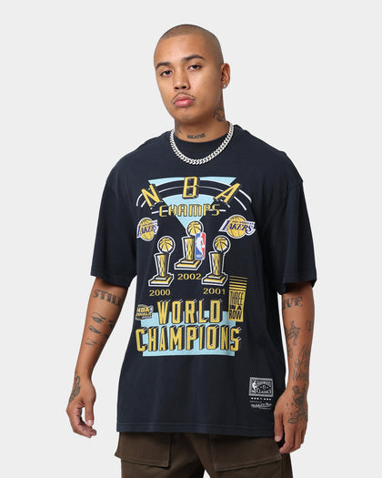 Mitchell & Ness Los Angeles Lakers World Champions T-Shirt Faded Black